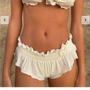 Frankies Bikinis Pippa Ruffle Bottom NWT size Small